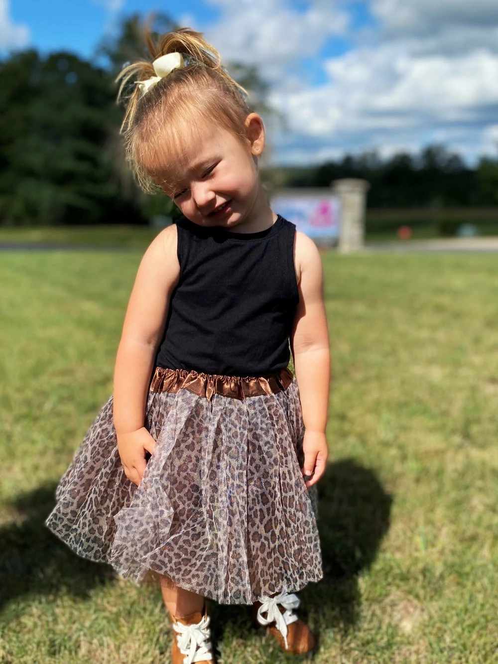 Sydney So Sweet Cheetah Tutu Skirt - Kids Size 3-Layer Tulle Basic Ballet Dance Costume Tutus For Girls Animal Print 1 Sydney So Sweet Cheetah Tutu Skirt - Kids Size 3-Layer Tulle Basic Ballet Dance Costume Tutus For Girls Animal Print