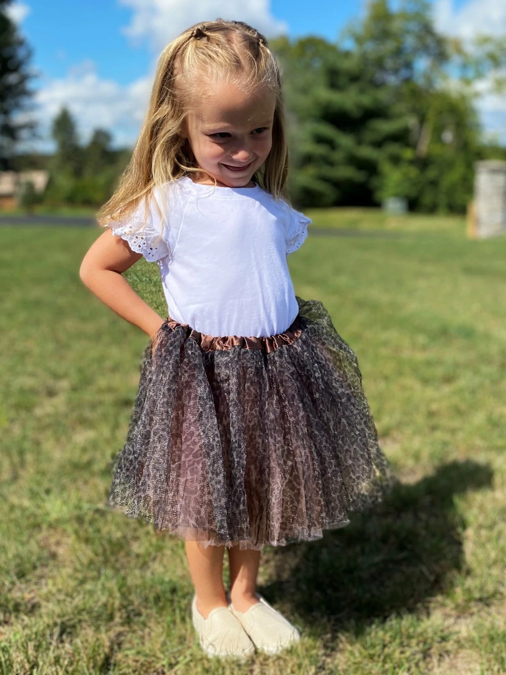 Sydney So Sweet On Wednesday, We Wear Pink Cheetah Pink Tutu Skirt - Kids Size 3-Layer Tulle Basic Ballet Dance Costume Tutus For Girls 1 Sydney So Sweet On Wednesday, We Wear Pink Cheetah Pink Tutu Skirt - Kids Size 3-Layer Tulle Basic Ballet Dance Costume Tutus For Girls