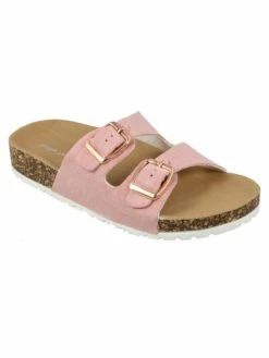 Sydney So Sweet Footwear Birkey Classic Girls Sandal, Blush Pink