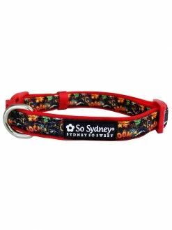 Sydney So Sweet Comic Book Hero Red Fashion Dog Collar
