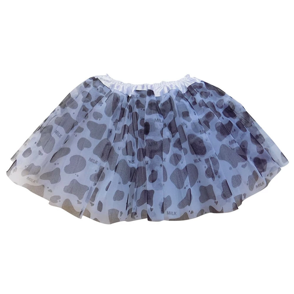 Sydney So Sweet Animal Print Cow Tutu Skirt - Kids Size 3-Layer Tulle Basic Ballet Dance Costume Tutus For Girls 1 Sydney So Sweet Animal Print Cow Tutu Skirt - Kids Size 3-Layer Tulle Basic Ballet Dance Costume Tutus For Girls
