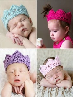 Sydney So Sweet Baby Boutique Crochet Baby Or Newborn Photo Prop Crown