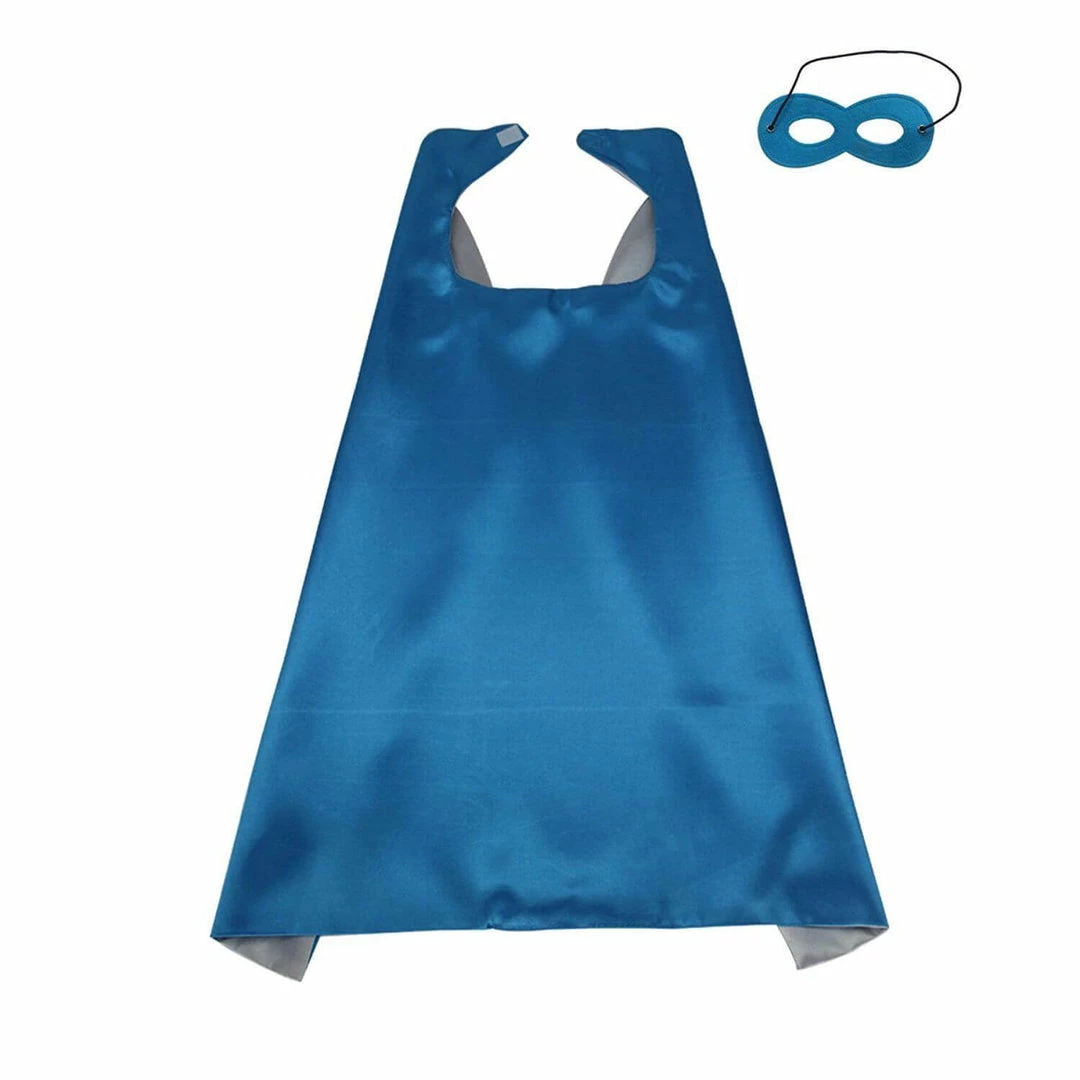 Sydney So Sweet Light Blue & Silver Superhero Or Princess Reversible Cape & Mask Costume Set Costumes For Kids 1 Sydney So Sweet Light Blue & Silver Superhero Or Princess Reversible Cape & Mask Costume Set Costumes For Kids