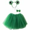 Sydney So Sweet Adult & Plus Tutu Costumes Adult Frog Costume - Green Tutu Skirt, Tail, & Headband Set For Adult Or Plus Size
