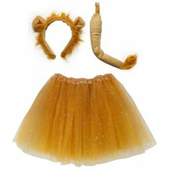 Sydney So Sweet Adult Lion Star Costume - Tutu Skirt, Tail, & Headband Set In Extra Plus Size Adult & Plus Tutu Costumes