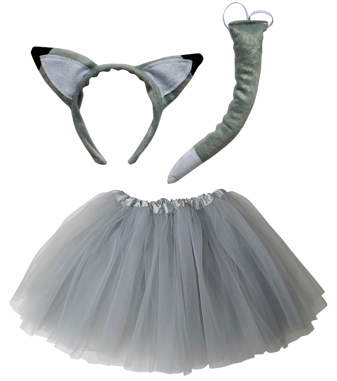 Sydney So Sweet Adult & Plus Tutu Costumes Adult Wolf Costume Or Gray Fox Costume - Tutu Skirt, Tail, & Headband Set For Adult Or Plus Size 1 Sydney So Sweet Adult & Plus Tutu Costumes Adult Wolf Costume Or Gray Fox Costume - Tutu Skirt, Tail, & Headband Set For Adult Or Plus Size