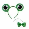 Sydney So Sweet Frog Headband Eyes & Bow Tie, Kid Or Adult Costume Accessories Costumes For Kids
