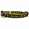 Sydney So Sweet Emoji Faces Black & Yellow Fun Fashion Dog Collar Sweet Pup