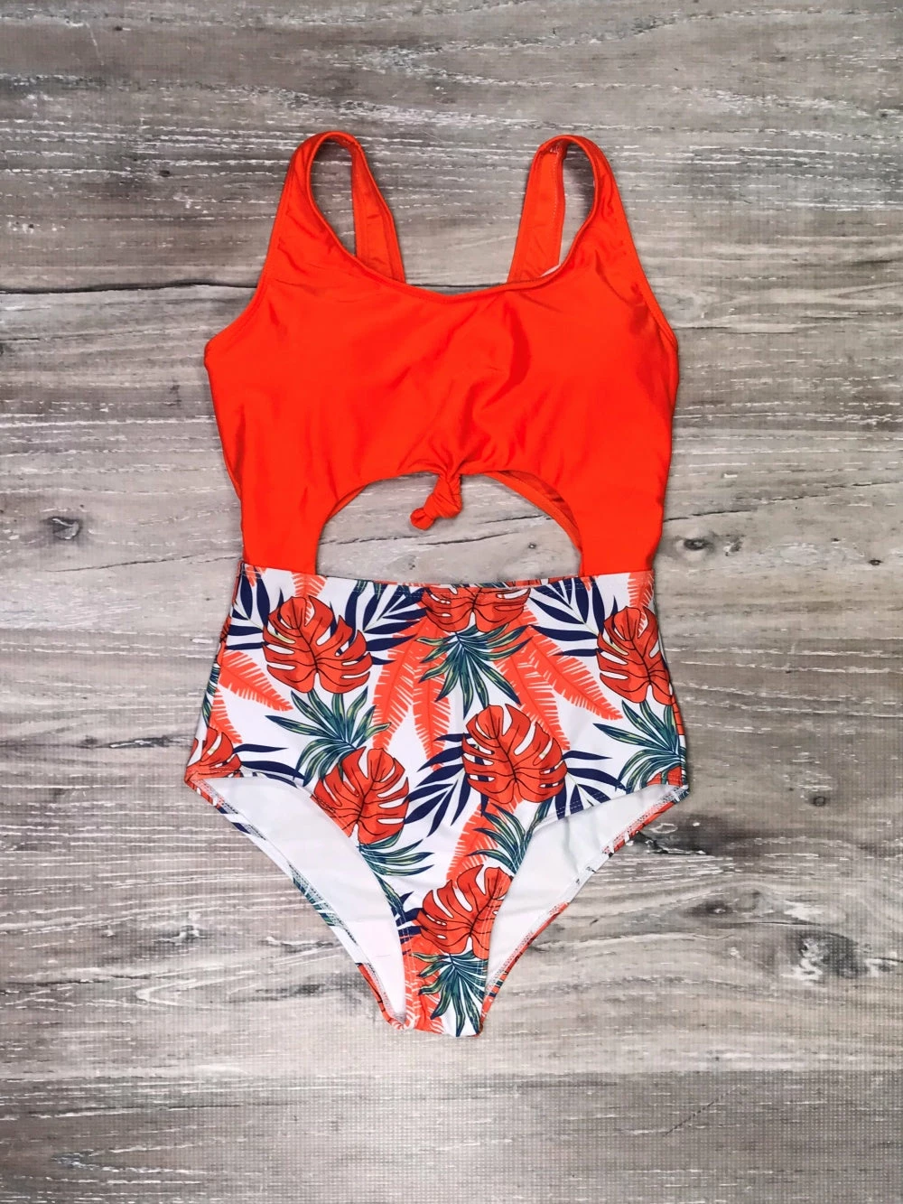Sydney So Sweet Mommy & Me & Family Swim Matching Family Swimsuits - Orange Breeze Tropical Palm 2 Sydney So Sweet Mommy & Me & Family Swim Matching Family Swimsuits - Orange Breeze Tropical Palm