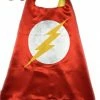 Sydney So Sweet Flash Of Lightning Man Cape & Mask Set Costume For Adults
