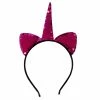 Sydney So Sweet Flip Sequin Hot Pink Unicorn Girls Headband Ears, Kid Or Adult Size Costume Accessories