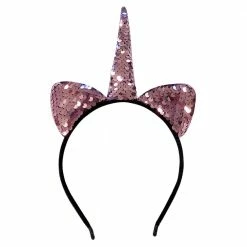 Sydney So Sweet Flip Sequin Pink Unicorn Girls Headband Ears, Kid Or Adult Size Costume Accessories Costumes For Kids