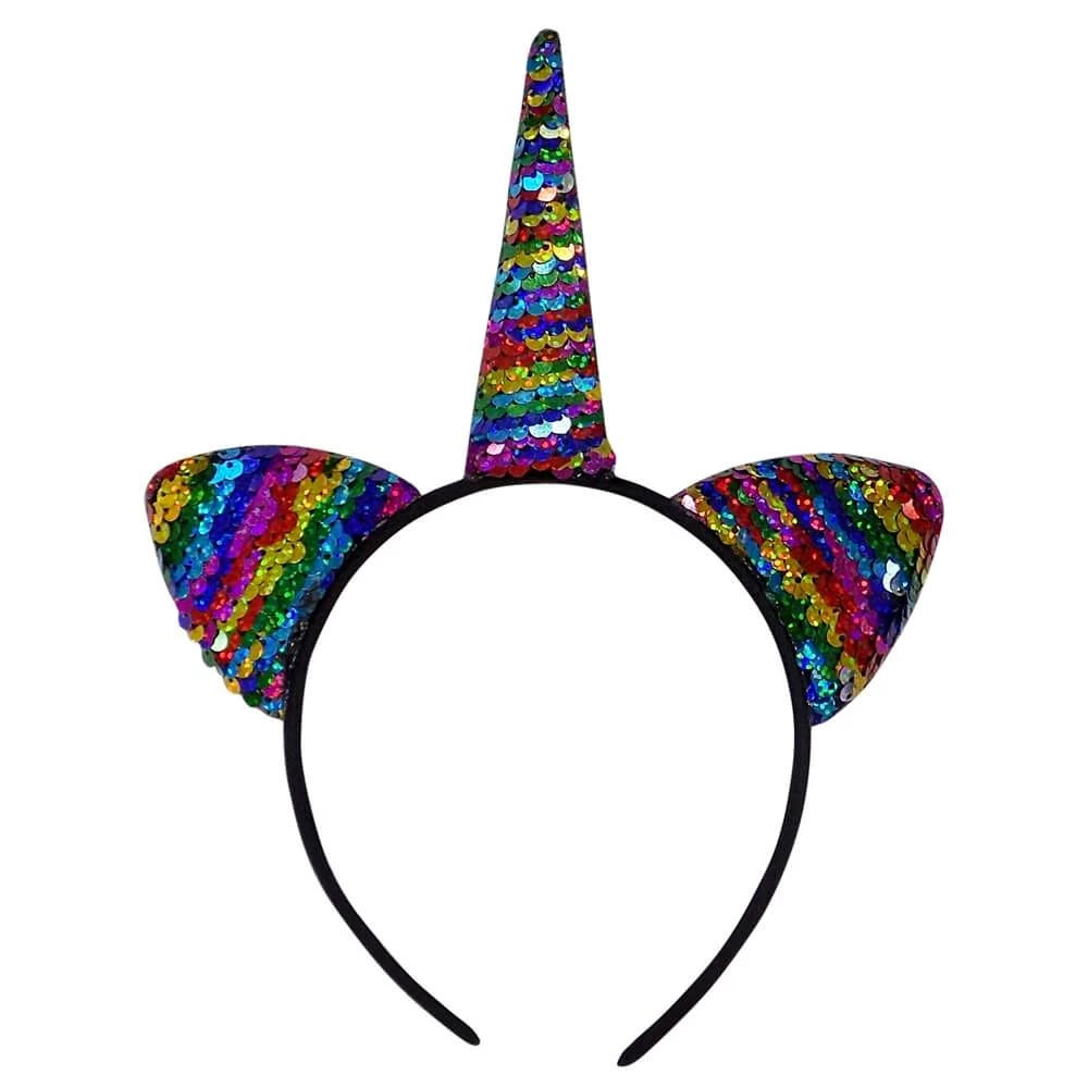 Sydney So Sweet Costumes For Kids Flip Sequin Rainbow Unicorn Girls Headband Ears, Kid Or Adult Size Costume Accessories 1 Sydney So Sweet Costumes For Kids Flip Sequin Rainbow Unicorn Girls Headband Ears, Kid Or Adult Size Costume Accessories