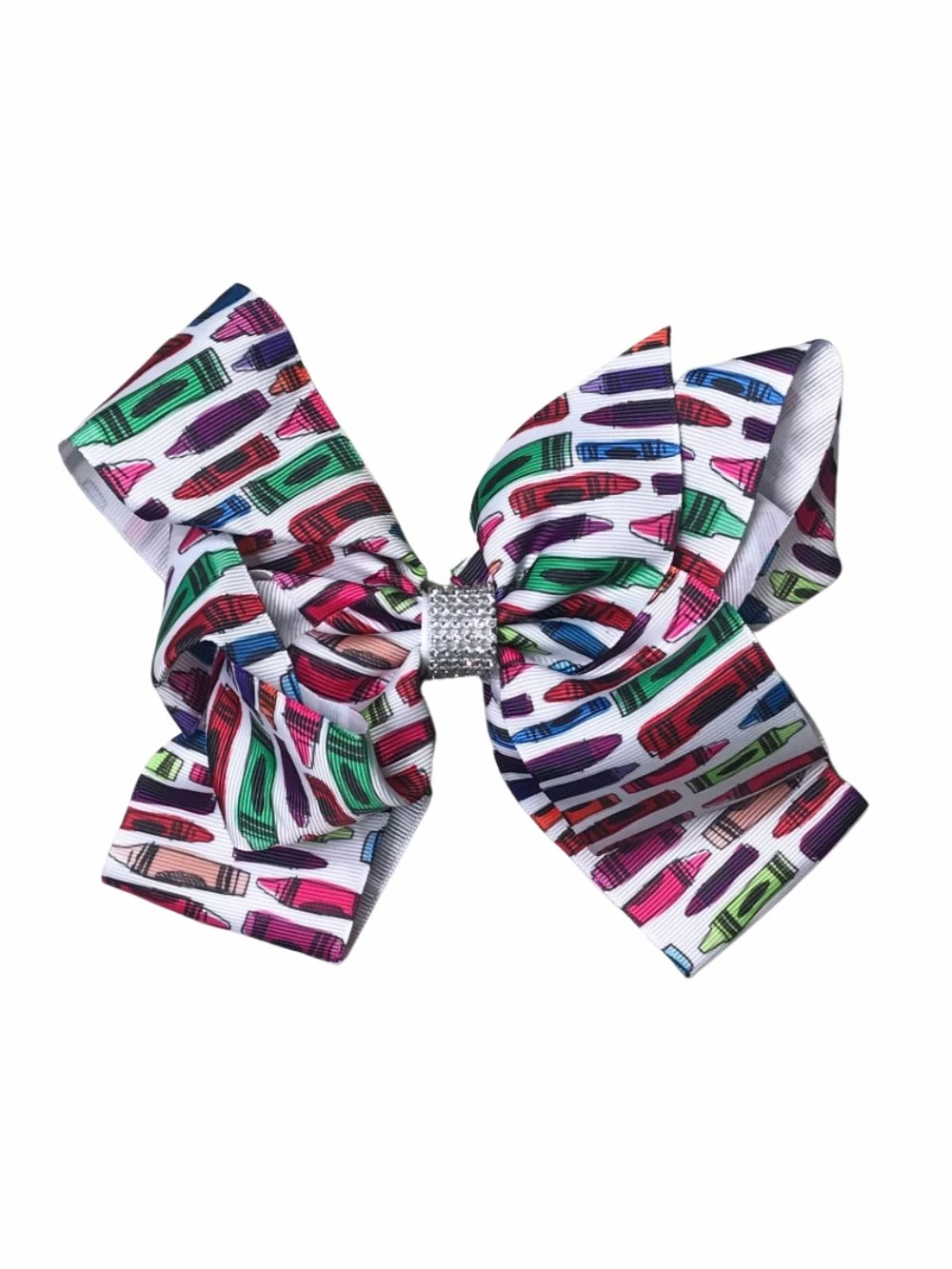 Sydney So Sweet New Arrivals Get Your Cray-On Girls Back To School Large Hair Bow 3 Sydney So Sweet New Arrivals Get Your Cray-On Girls Back To School Large Hair Bow
