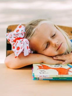 Sydney So Sweet Apple A Day Girls Back To School Or Fall Large Hair Bow New Arrivals