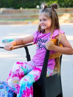 Sydney So Sweet School Rocks Rainbow Tie Dye Bell Bottom Girls Back To School Outfit New Arrivals