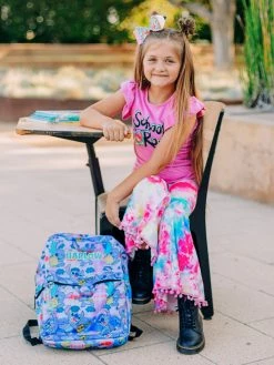Sydney So Sweet School Rocks Rainbow Tie Dye Bell Bottom Girls Back To School Outfit New Arrivals