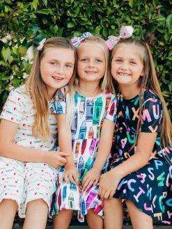 Sydney So Sweet New Arrivals Get Your Cray On Short Sleeve Girls Back To School Crayon Skater Dress 10 Sydney So Sweet New Arrivals Get Your Cray On Short Sleeve Girls Back To School Crayon Skater Dress
