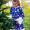Sydney So Sweet Decorating For Christmas Navy Blue Lace Girls Holiday Dress Dresses & Skirt Sets