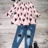 Sydney So Sweet Heart Eyes On You Pink Sequin Denim Patch Girls Outfit