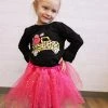 Sydney So Sweet Valentine's Day Hot Pink Sequin Heart Tutu Skirt Costume For Toddler, Girls, Women, Plus