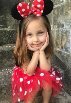 Sydney So Sweet Red Polka Dot Mouse Headband Ears, Kid Or Adult Size Costume Accessories