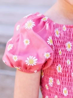 Sydney So Sweet Daisy Blossoms Blush Pink Smocked Denim Girls Shorts Outfit New Arrivals 12 Sydney So Sweet Daisy Blossoms Blush Pink Smocked Denim Girls Shorts Outfit New Arrivals