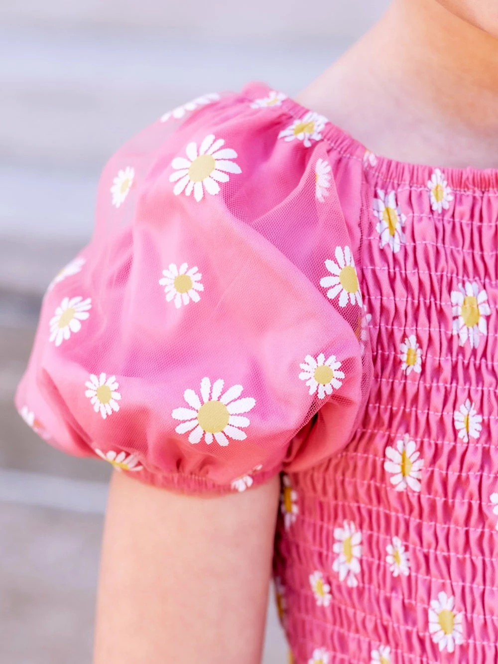 Sydney So Sweet Daisy Blossoms Blush Pink Smocked Denim Girls Shorts Outfit New Arrivals 5 Sydney So Sweet Daisy Blossoms Blush Pink Smocked Denim Girls Shorts Outfit New Arrivals