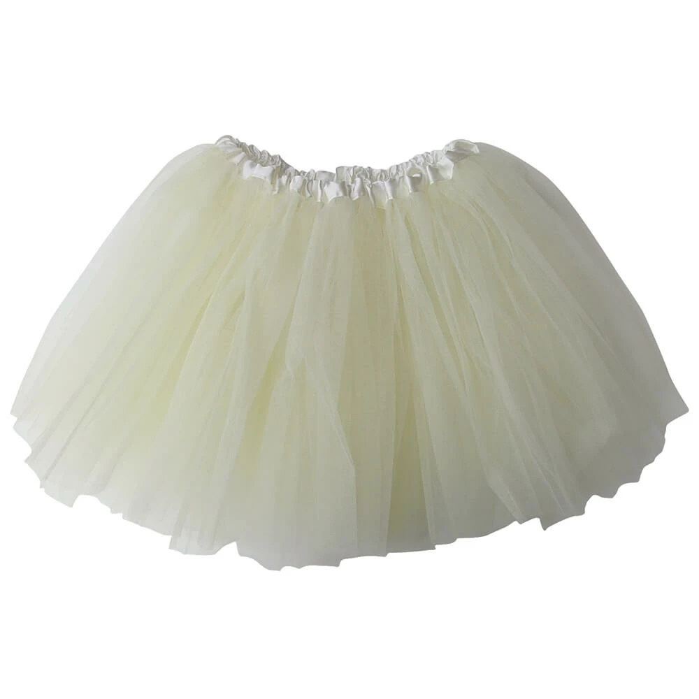 Sydney So Sweet Ivory Tutu Skirt - Kids Size 3-Layer Tulle Basic Ballet Dance Costume Tutus For Girls Tutu & Costume Shop 2 Sydney So Sweet Ivory Tutu Skirt - Kids Size 3-Layer Tulle Basic Ballet Dance Costume Tutus For Girls Tutu & Costume Shop