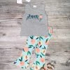 Sydney So Sweet Just Peachy Blue Tank & Bell Bottom Girls Outfit New Arrivals