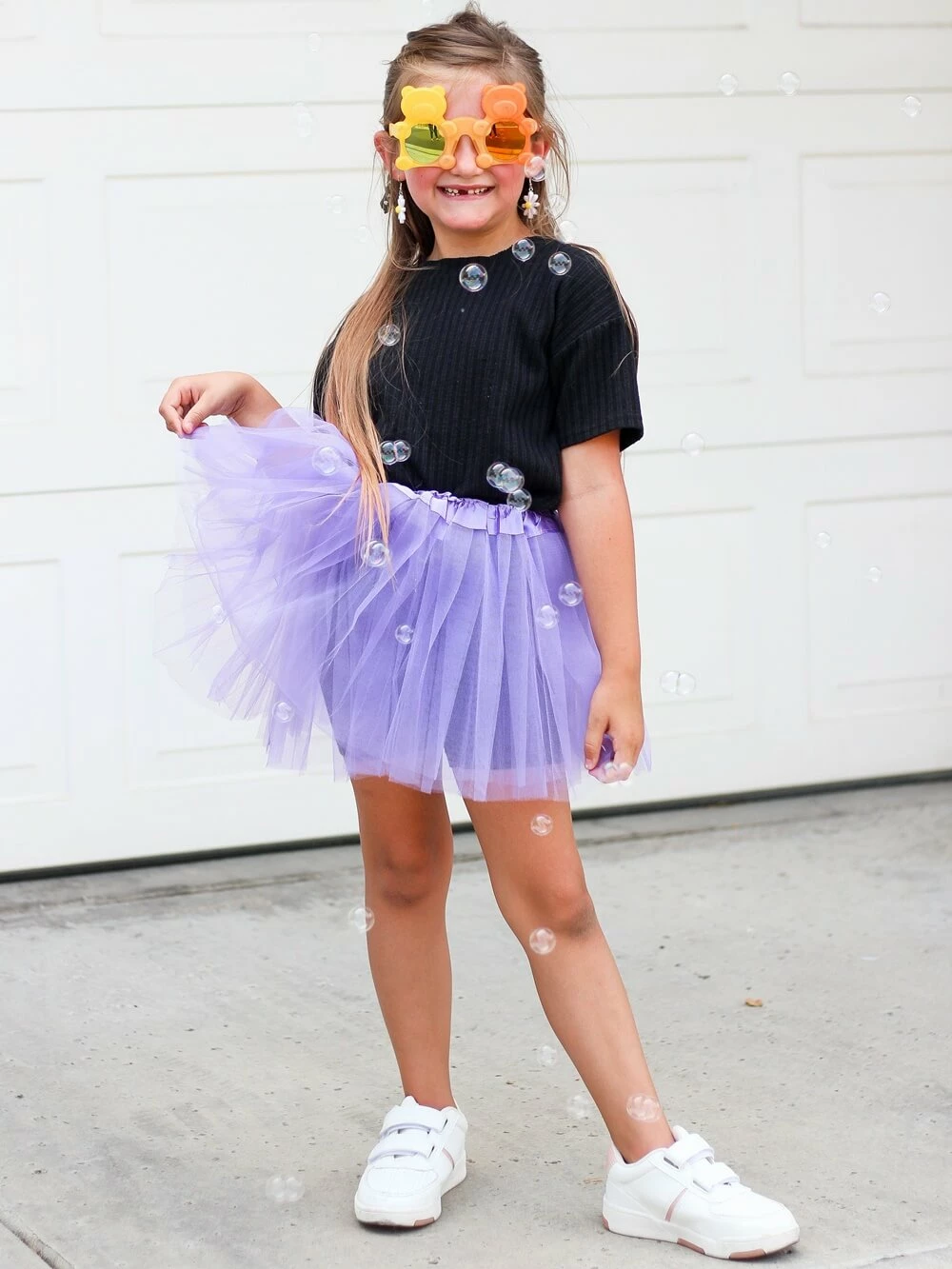 Sydney So Sweet Butterflies Lavender Tutu Skirt - Kids Size 3-Layer Tulle Basic Ballet Dance Costume Tutus For Girls 3 Sydney So Sweet Butterflies Lavender Tutu Skirt - Kids Size 3-Layer Tulle Basic Ballet Dance Costume Tutus For Girls