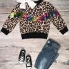 Sydney So Sweet T-Shirts & Tops Leopard Pizzaz Girls Pullover Sequin Sweatshirt