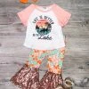 Sydney So Sweet Life Is Better At The Lake Pink Sunset Sequin Girls Bell Bottom Outfit