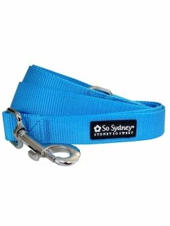 Sydney So Sweet Light Blue Nylon Dog Leash For Small, Medium, Or Large Dogs