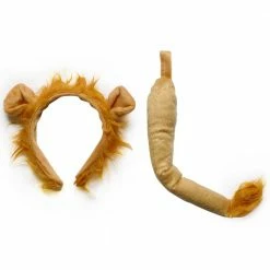 Sydney So Sweet Costumes For Kids Lion Headband Ears & Tail, Kid Or Adult Size Costume Accessories