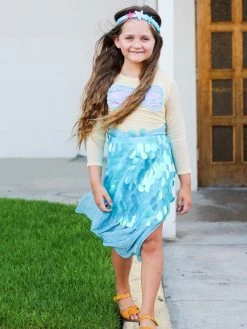 Sydney So Sweet Costumes For Kids Magical Mermaid Costume Deluxe Girls Or Toddler Halloween Dress Up