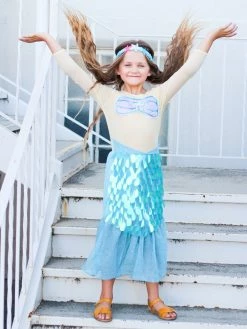 Sydney So Sweet Costumes For Kids Magical Mermaid Costume Deluxe Girls Or Toddler Halloween Dress Up
