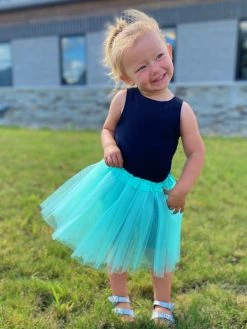 Sydney So Sweet Mint Green Tutu Skirt - Kids Size 3-Layer Tulle Basic Ballet Dance Costume Tutus For Girls Tutu & Costume Shop
