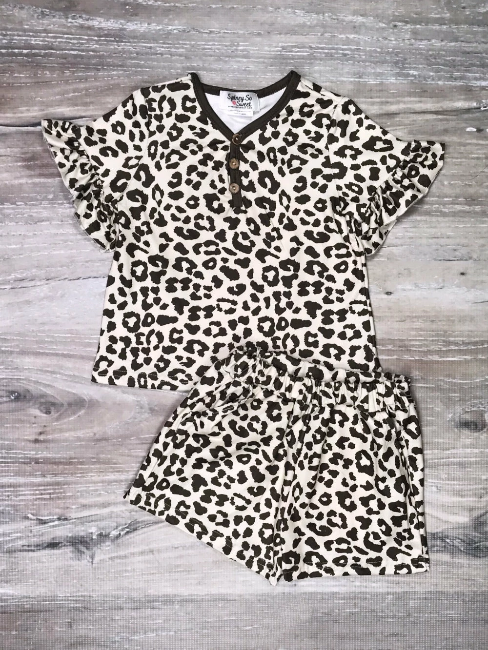 Sydney So Sweet Mommy And Me - Loving Leopard Matching Shorts Lounge Set New Arrivals 2 Sydney So Sweet Mommy And Me - Loving Leopard Matching Shorts Lounge Set New Arrivals