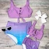 Sydney So Sweet Mommy & Me & Family Swim Mommy And Me Swimsuits - Purple Ombre Mermaid High Waisted Bikini