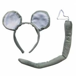 Sydney So Sweet Mouse Headband Ears & Tail, Kid Or Adult Costume Accessories