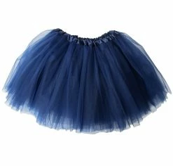Sydney So Sweet Patriotic Navy Blue Tutu Skirt - Kids Size 3-Layer Tulle Basic Ballet Dance Costume Tutus For Girls