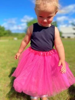 Sydney So Sweet Neon Pink Tutu Skirt - Kids Size 3-Layer Tulle Basic Ballet Dance Costume Tutus For Girls 7 Sydney So Sweet Neon Pink Tutu Skirt - Kids Size 3-Layer Tulle Basic Ballet Dance Costume Tutus For Girls