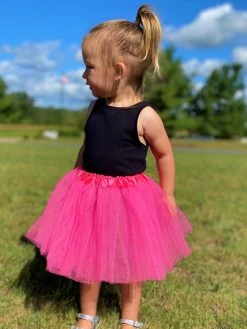 Sydney So Sweet Neon Pink Tutu Skirt - Kids Size 3-Layer Tulle Basic Ballet Dance Costume Tutus For Girls 6 Sydney So Sweet Neon Pink Tutu Skirt - Kids Size 3-Layer Tulle Basic Ballet Dance Costume Tutus For Girls