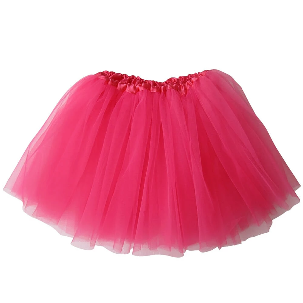 Sydney So Sweet Neon Pink Tutu Skirt - Kids Size 3-Layer Tulle Basic Ballet Dance Costume Tutus For Girls 4 Sydney So Sweet Neon Pink Tutu Skirt - Kids Size 3-Layer Tulle Basic Ballet Dance Costume Tutus For Girls