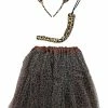 Sydney So Sweet Adult Cheetah Costume Or Leopard Costume - Tutu Skirt, Tail, & Headband Set For Adult Or Plus Size