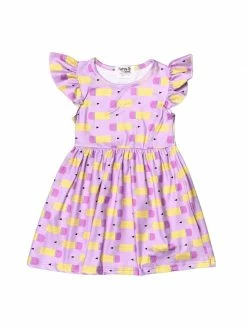 Sydney So Sweet On Point Pink Pencil Flutter Ruffle Girls Back To School Dress