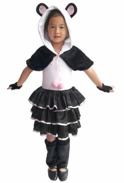 Sydney So Sweet Panda Costume, Deluxe Hooded Halloween Dress Up For Toddler, Girls Costumes For Kids