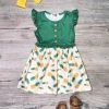 Sydney So Sweet New Arrivals Party Like A Pineapple Green Ruffle Girls Dress