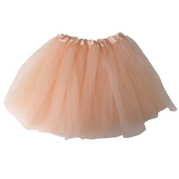 Sydney So Sweet Peach Tutu Skirt - Kids Size 3-Layer Tulle Basic Ballet Dance Costume Tutus For Girls 2 Sydney So Sweet Peach Tutu Skirt - Kids Size 3-Layer Tulle Basic Ballet Dance Costume Tutus For Girls